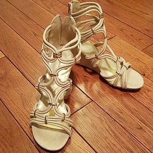 Brand new mark.  champagne wedges